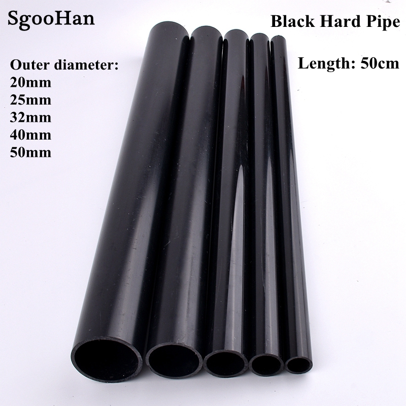 Planted Aquarium Hard Water - 2pcs 20 ~ 75mm 검은 PVC