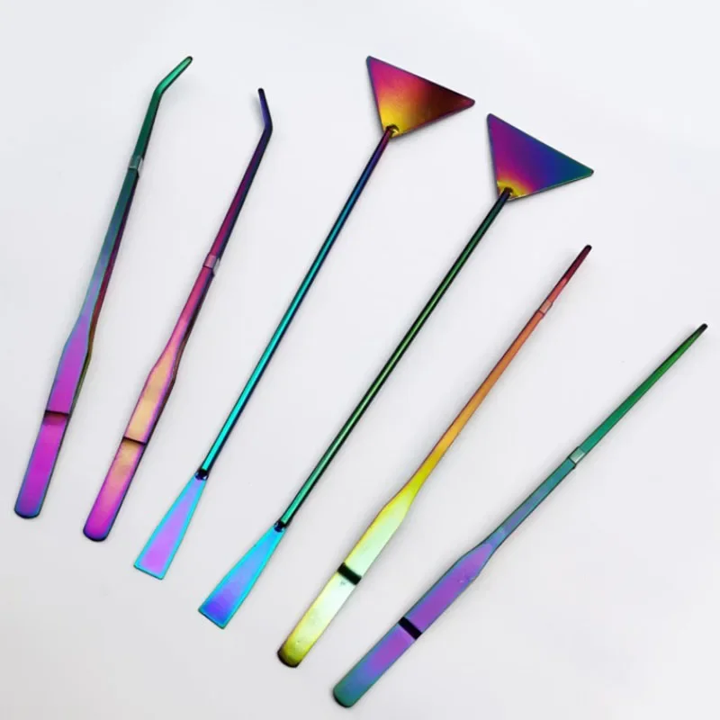 Planted Aquarium Maintenance Kit - 27cm 다채로운 스테인레스 스틸 곡선 수족관