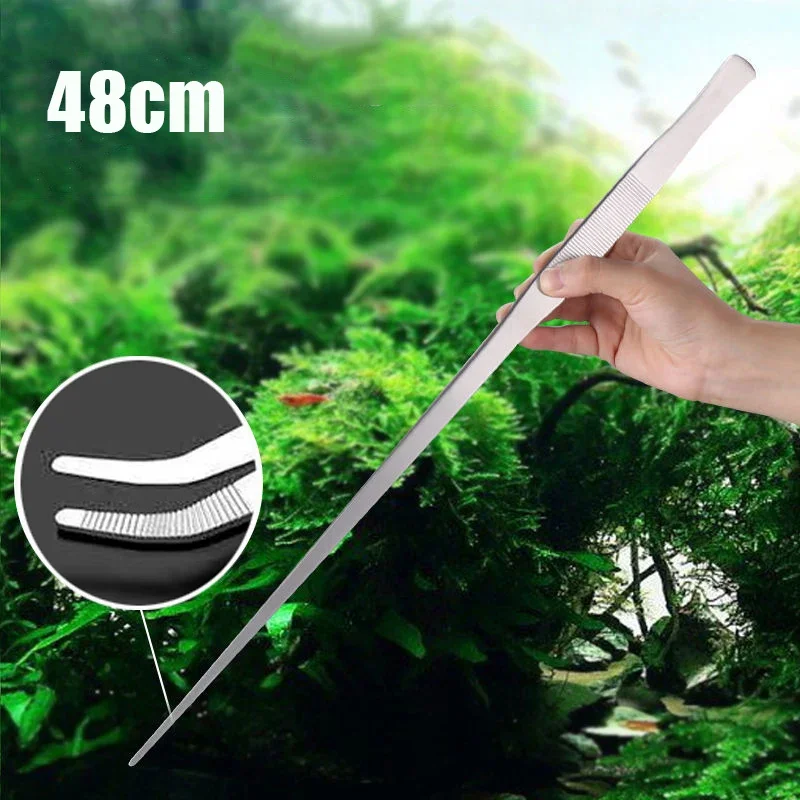 Planted Aquarium Maintenance Kit - 48cm 스테인레스 스틸 족집게 물고기 탱크