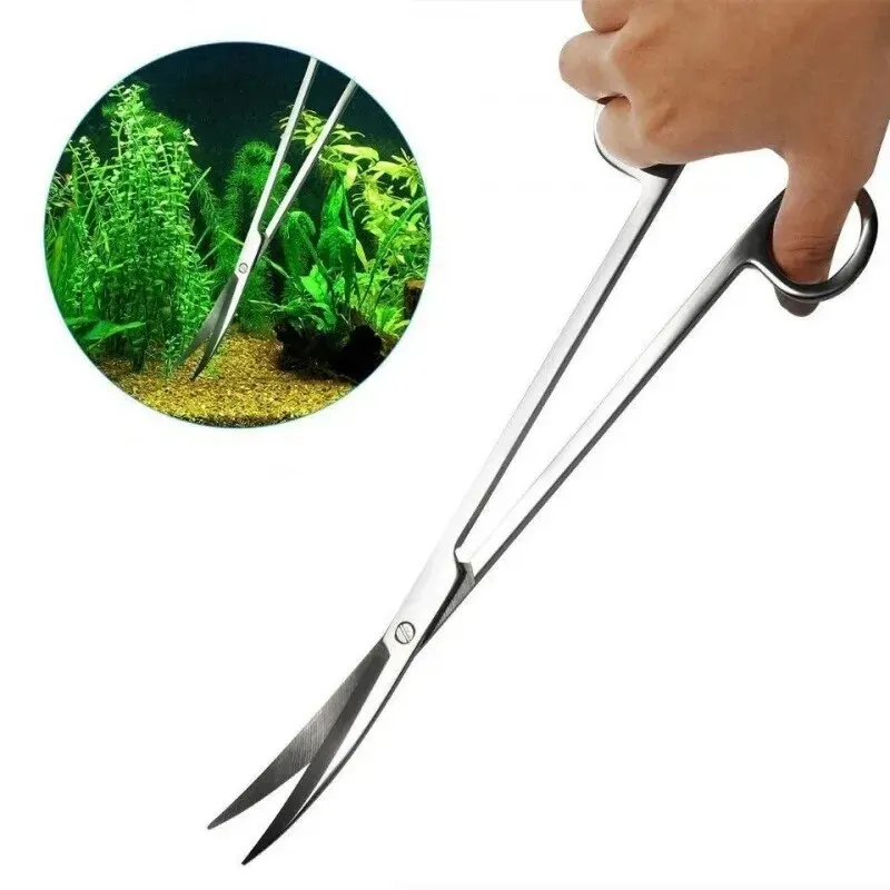 Planted Aquarium Maintenance Kit - 수족관 가위, 매우 긴 스테인레스 스틸