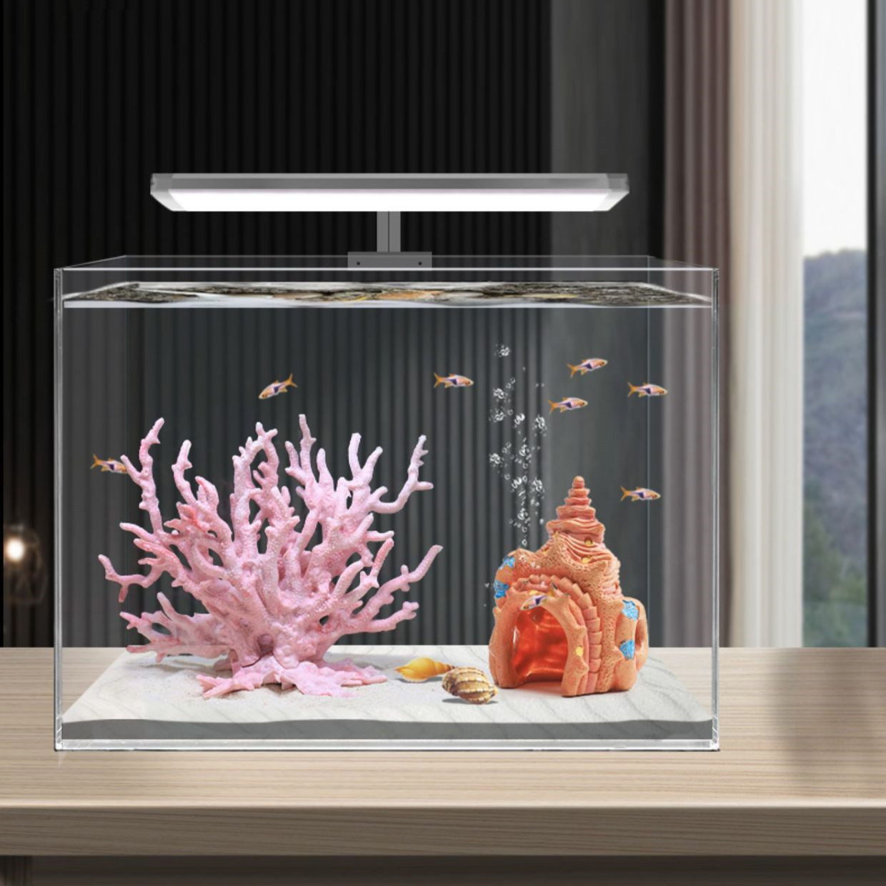 물고기 탱크 Aquascape 시뮬레이션 산호 수생 식 - Planted Aquarium Hard Water 리뷰 및 가격