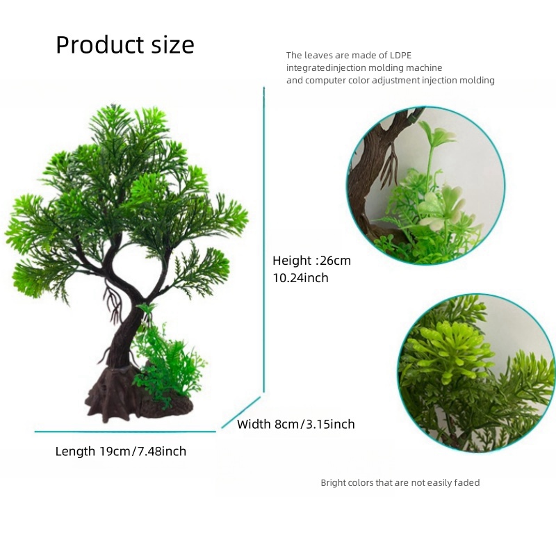 어항 DIY 인공 수족관 장식 식물, 나무 장식, 수생 - Aquarium Plant Live 리뷰 및 가격