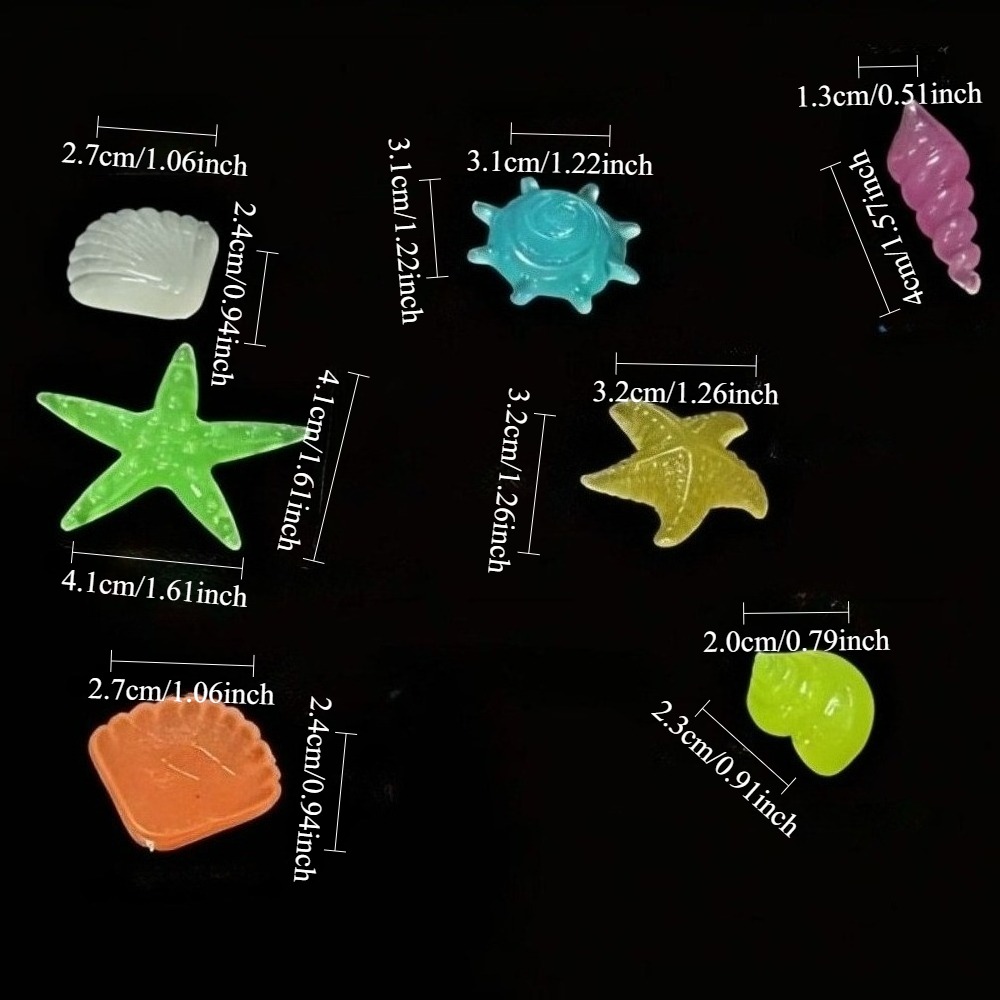 빛나는 해양석, 형광 조개껍데기, 화려한 불가사리 -  - Aquarium For Planted Tank 리뷰 및 가격