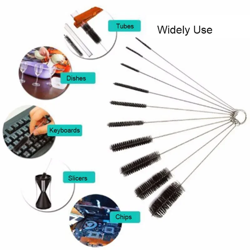 10 개/대 수족관 튜브 파이프 청소 브러시 ​​스테인 - Planted Aquarium Maintenance Kit 리뷰 및 가격