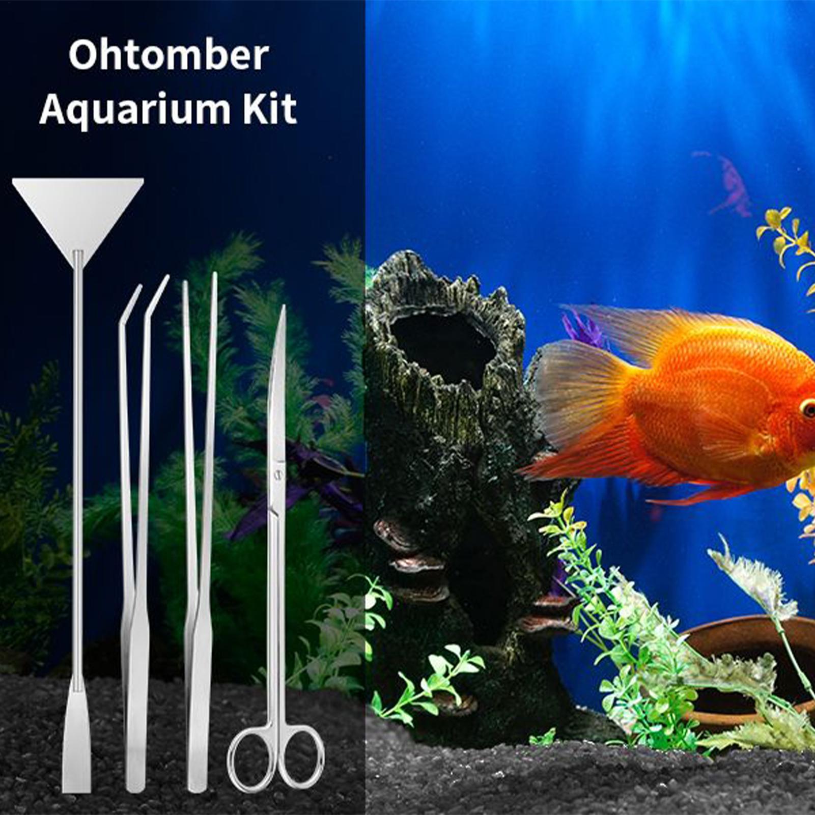 4종 수족관 도구 키트 스테인리스 스틸 어항 청소 세트 - Planted Aquarium Maintenance Kit 리뷰 및 가격