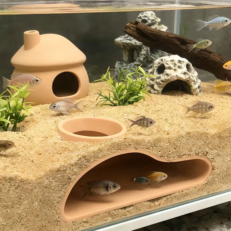 아크어리움 물고기 터널 은신처 |     구피, 베타  - Aquarium Plant Live 리뷰 및 가격