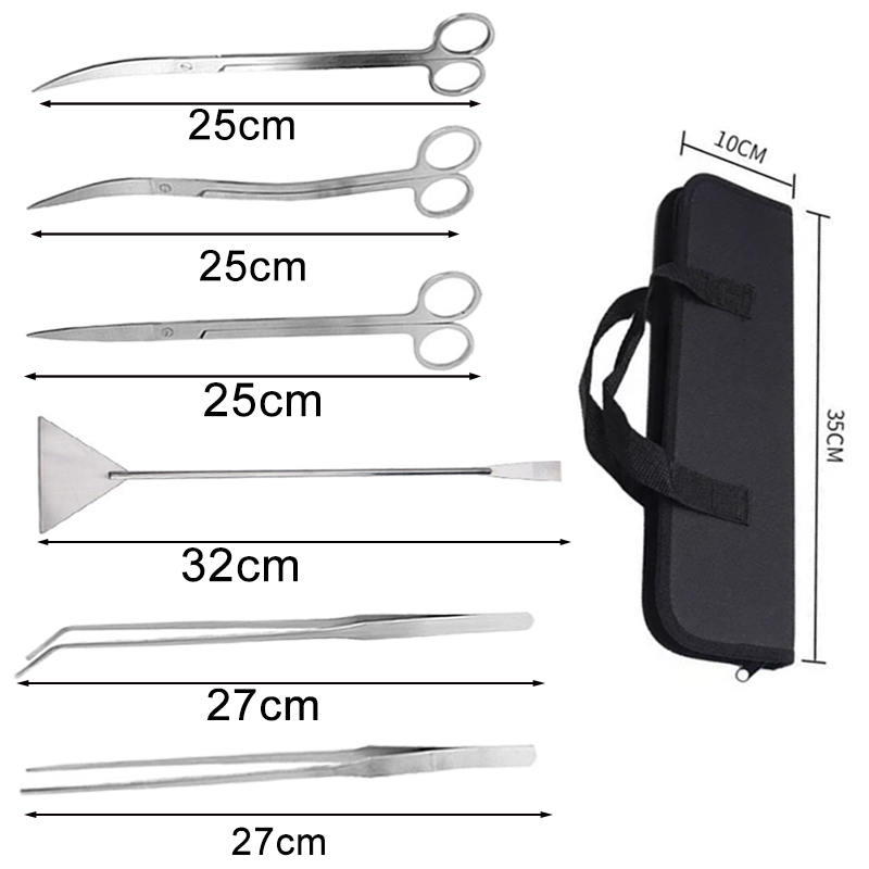 수족관 청소 도구 세트 웨이브 가위 핀셋 수생 식물 다 - Planted Aquarium Maintenance Kit 리뷰 및 가격