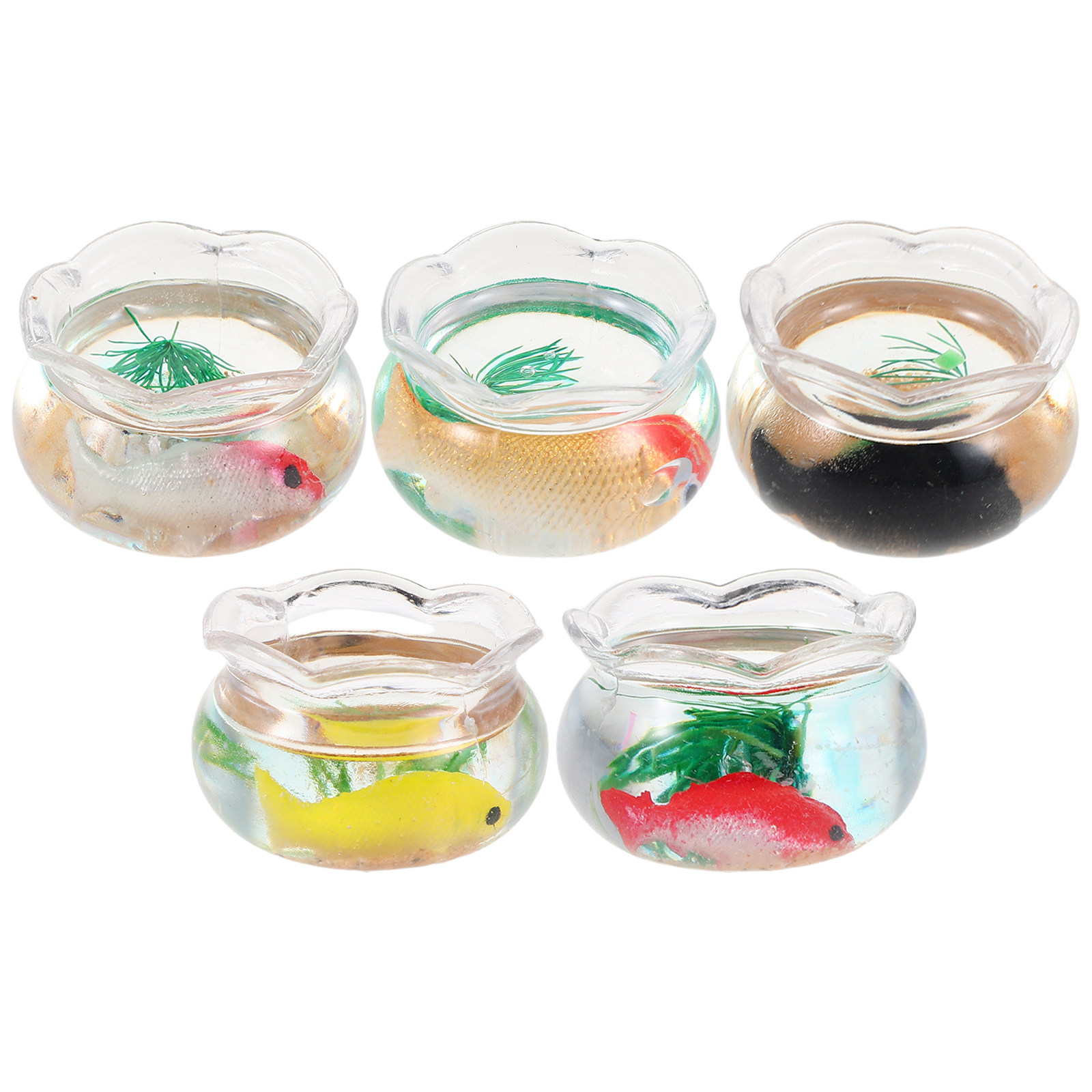 5개 미니 어항, 작은 원형 금붕어 수족관, 사실적인  - Aquarium For Planted Tank 리뷰 및 가격